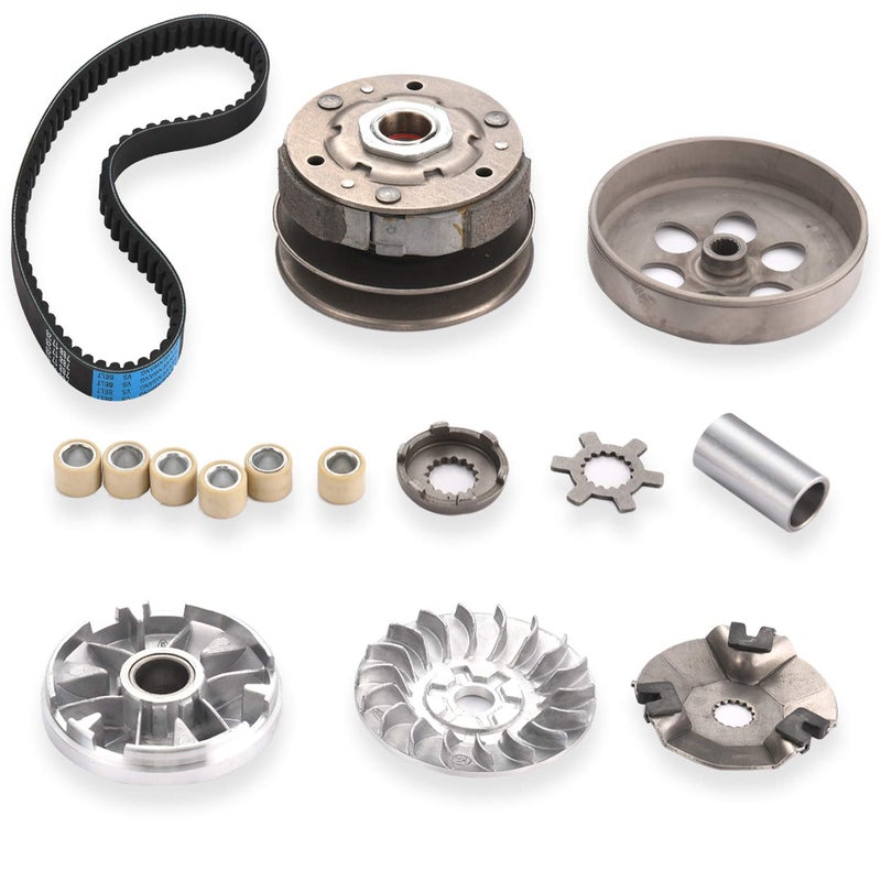 CLEO Jog 90cc clutch setï¼Œinclude clutch Assembly and Variator Assembly with 788 belt, fit for 50cc 90cc 2 Stroke 1PE40QMB 1E50QMF Minarelli Jog Engines - Image 1